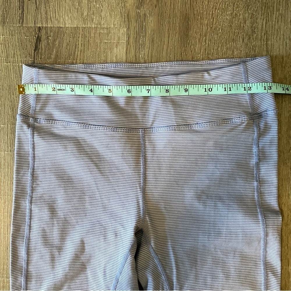 O’Neil 365 Gray Striped Leggings S EUC - Picture 4 of 9